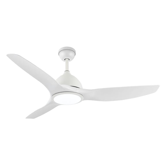 2118-WH SkyX Altair SkyFan 52in 3 Blade Ceiling Fan and Light Kit with SkyPlug-Matte White Finish