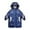 Blue, variant on PINQI Boys Dress Blouse Windproof Kids Toddler Baby Girls Winter Warm Thick Solid Cotton Long Sleeve Padded Jacket Coat with Pockets