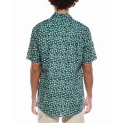 Eton mens Kiwi Linen Shirt, 44, Green