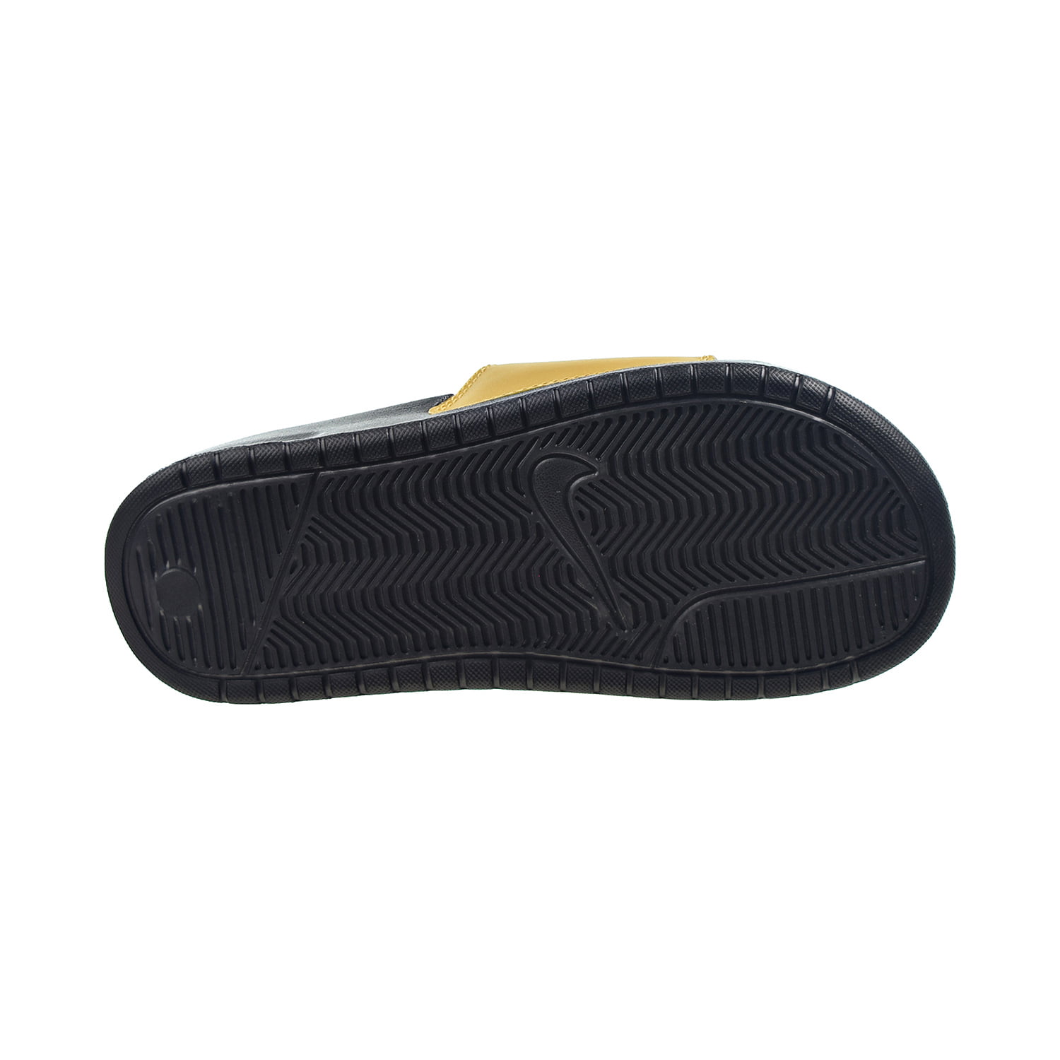 Nike Benassi JDI Women's Slide Sandals Black-Metallic Gold - Walmart.com