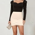 thumbnail image 5 of Prolriy Women's Skirts, Half Slips Skirt for Women Under Dress Short Skirt with Floral Lace Trim Skirts for Women Beige L, 5 of 9