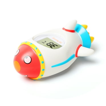 Doli Yearning Baby Bath Thermometer with Room Temperature|(℃/℉) Fahrenheit and Celsiu|Kids' Bathroom Safety Products| Bath Toys| Rocket