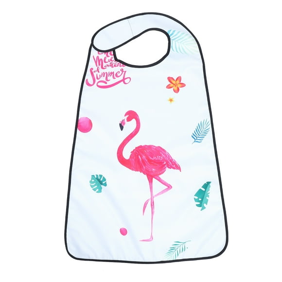 1 babero reutilizable impermeable para adultos, protector de ropa para pacientes mayores.