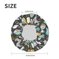 thumbnail image 4 of Kdxio Moose Squirrel owls tree Print Shower Cap for Women,Elastic and Reusable,Double Waterproof Layers Bathing Hat, 4 of 6