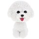 thumbnail image 1 of Resina Bobble Head Dog Adorable Resina Bobblehead Estatuilla Coche Salpicadero Decoración Asintiendo con La Cabeza Sacudiendo El Juguete para El Hogar Y El Escritorio , Bichon Magideal Resina Bobble Head Dog, 1 of 7