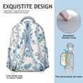 thumbnail image 2 of Rustic Floral and Bee Artwork Students Backpack Lightweight and Multifunctional School Bag with Botanical Garden Print, Adjustable Strap, 2 of 6