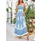 thumbnail image 3 of Vestido PRETTYGARDEN de Verano Floral con Tirantes Finos Maxi XXL, 3 of 8