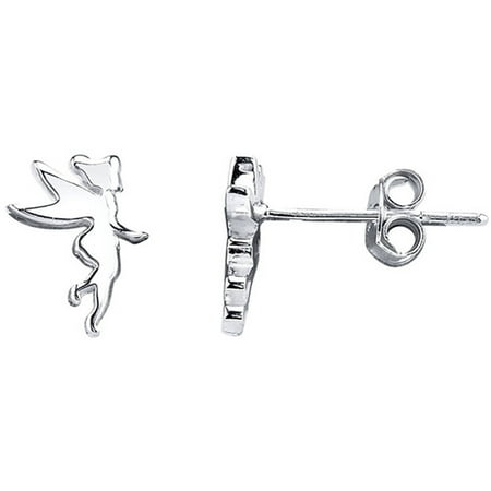 Disney Tinkerbell Women S Sterling Silver Post Earrings Disney Tinkerbell Women S Sterling Silver Post Earrings