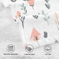 thumbnail image 5 of Yayeee 2 Pack Hand Towels for Bathroom 100% Cotton 16" x 28" Soft Absorbent Kitchen Towel, Garden Pattern, 5 of 7