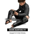 thumbnail image 4 of Hayabusa S4 Kids Shin Guards, Muay Thai, MMA, Kickboxing, Martial Arts - Charcoal, Small/Medium, 4 of 6