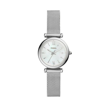 Fossil Women s Carlie Three-Hand  Stainless Steel Watch  ES4432