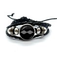 thumbnail image 4 of Pulseras de cuero con gemas de cristal, brazaletes trenzados multicapa, diseño creativo de dibujos animados, monos articos, regalos de joyería hechos a mano, 4 of 5