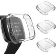 thumbnail image 1 of Paquete de 3 fundas protectoras de pantalla, ultrafinas, suaves, protectoras de TPU, cubierta completa, compatible con reloj inteligente, transparente, 1 of 5