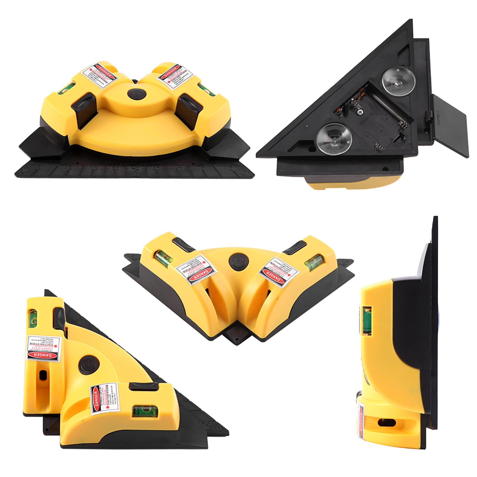 Right Angle Level, Right Angle 90 Degree Vertical Horizontal Line Projection Level Alignment Layout Tool， Level For Tile, Stone, Brick, Carpet And Hardwood Flooring
