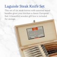 thumbnail image 2 of Juego de cuchillos para carne Jean Dubost Laguiole, 6 piezas, acero inoxidable, 2 of 6