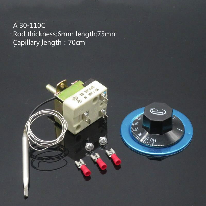 Water heater temperature control switch oven temperature controller Fryer knob temperature control Adjustable thermostat