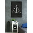 thumbnail image 2 of The Wizarding World: Harry Potter - The Deathly Hallows - Symbol Wall Poster, 22.375" x 34", 2 of 2