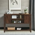 thumbnail image 5 of Costway Console Table Sideboard Buffet TV Stand w/ Storage Cabinets & Bottom Shelf Brown, 5 of 10