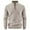 Beige, variant on Casual Tops for Men,Stand Collar Tops for Men,Men Casual Blouse Solid Color Stand Collar German Fleece Full Zip Long Sleeve Thermal Shirt Tops