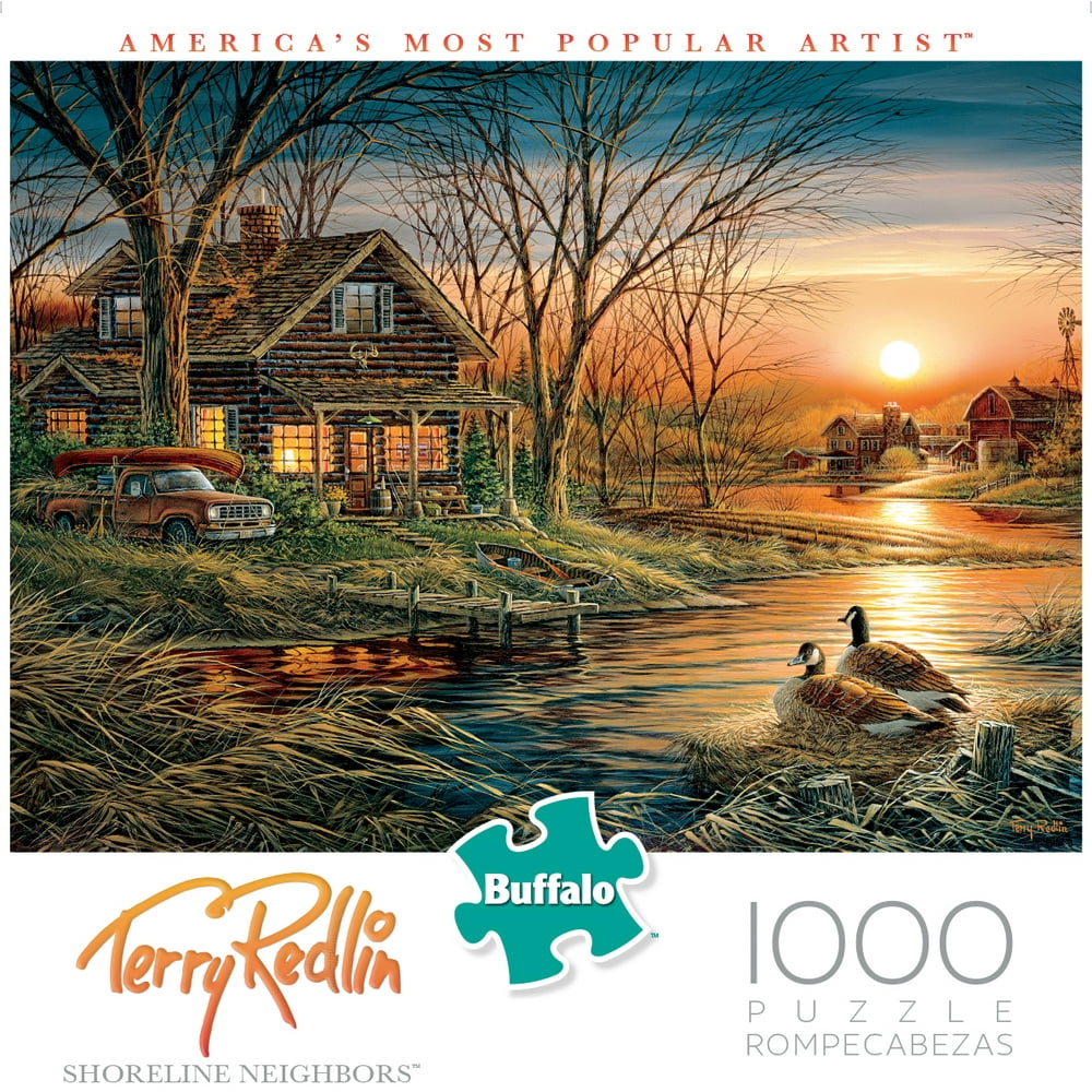 Buffalo Games Terry Redlin Shoreline Neighbors 1000 Piece Jigsaw Puzzle