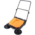 thumbnail image 3 of Miumaeov Industrial Floor Sweeper 26" 15L Hand-Push Sweeping Sweeper 360° Rotary Sweeper for Indoor Outdoor Orange, 3 of 12