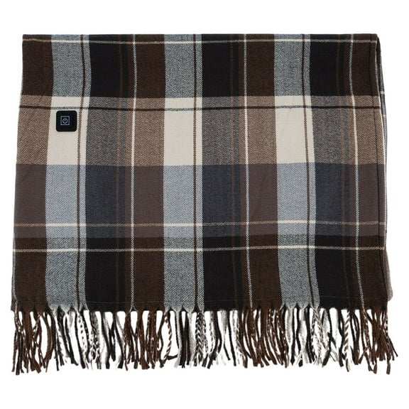 Wearable Heated Shawl Cordless Electric Blanket with Zipper, USB Rechargeable Heated Wrap, Portable Heated Shawl for Office & Travel, Christmas Gifts for Women 2025