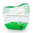 thumbnail image 4 of Prevue Pet Products Southbeach Green/White Wave Top Bird Cage SP50081, 4 of 15
