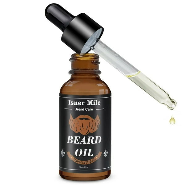 Aceite para barba Isner Mile 30 ml, aceite natural para el crecimiento de la barba, suavizante para bigote, potenciador del crecimiento rápido de la barba, cuidado de la barba.