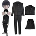 thumbnail image 1 of Anime Mob Psycho 100 Cosplay Mobu Saiko Hyaku Kageyama Shigeo Trajes Gakuran Negros Abrigo Pantalones Uniforme Escolar Disfraces de Halloween-u, 1 of 4