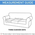 thumbnail image 2 of Smiry Couch Cushion Covers, Waterproof Couch Cover, Stretch Sofa Slipcovers, Washable Sofa Cushion Covers, Sofa Protective Cover Suitable for Pets and Kids (1 Cushion Sofa, Light Grey), 2 of 6