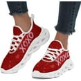 thumbnail image 5 of Coolcustomize Women's Love Print Sneakers, Lightweight Breathable Casual Walking Shoes – Trendy Romantic Heart Design Athletic Sneakers, 5 of 5