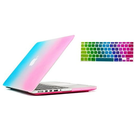 Mosiso Retina 15-Inch 2 in 1 Soft-Touch Plastic Hard Case and Keyboard Cover for MacBook Pro 15.4