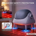 thumbnail image 2 of PawPetica Self Cleaning Cat Litter Box, Automatic Litter Box Self Cleaning, Open Top Large Litter Box for Multiple Cats, with Safety Protection, APP Control,Odor Removal, Waste Bags Included, Gray, 2 of 11