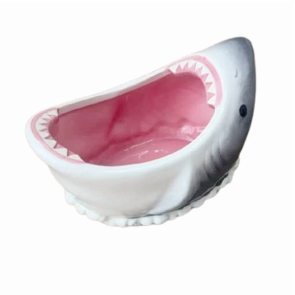 Big Mouth Sharks Shaped Household Bowl Fruit Bowl Dessert Noodles Foyer Storage