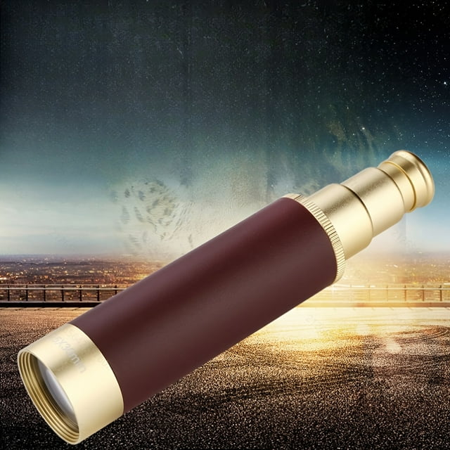 HLONK Télescope Monoculaire Rétro Pliable Adapté pour Regarder des Jeux Voyage Randonnée Chasse Camping