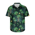thumbnail image 2 of Txeol Tropical Floral Shirt Men,Men's Hawaiian Shirt for Men Short Sleeve Shirt Collar Beach Floral Summer Casual Button Down T-Shirts, 2 of 5