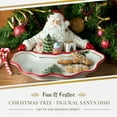 thumbnail image 2 of Spode Christmas Tree Gold Collection Figural Santa Dish, 12.25-Inch Holiday Décor Candy Bowl - Fine Earthenware with 22-Karat Gold Accents, Christmas Mantel Decoration & Holiday Tableware, 2 of 7