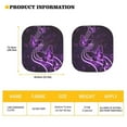 thumbnail image 5 of Garronmavis Butterfly 2 Pack Car Front Windshield Sunshade ,Reflected Sun Glare Anti-UV Car Interior Protector Sunshades, 5 of 5