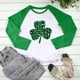 thumbnail image 5 of Pntutb Día de San Patricio Moda Mujer Casual Manga larga Impreso Señoras Sudaderas tops Pntutb Pntutb-6483, 5 of 6