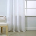 thumbnail image 2 of RT Designers Collection PNB18997 Bristol Damask Embroidered Rod Pocket Single Curtain Panel in White - 54 x 90 in., 2 of 3