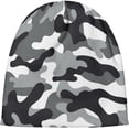 thumbnail image 2 of Tuque de Chasse Camouflage à Revers pour Hommes, Légère, Extérieure, Exercice, Décontractée, Douce, Chaude, Hiver, Bonnet, 2 of 5