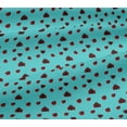 thumbnail image 5 of oneOone Viscose Jersey Aqua Blue Fabric Red Insect Sewing Craft Projects Fabric Prints By Yard 60 Inch Wide, 5 of 5