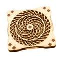 thumbnail image 4 of Posavasos de madera, juguete antiestrés, protector rústico de mostrador, posavasos giratorio para mesa de comedor, oficina, bar, decoración del hogar, Estilo A, 4 of 8