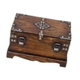 thumbnail image 2 of del Tesoro, caja de madera, joyero versátil, recuerdos rústicos coleccionables, decoración del hogar, caja de baratija, caja de almacenamiento, 2 of 8