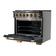 thumbnail image 5 of Gemstone Professional 36-in Propane Gas Range in Titanium Stainless Steel, 5 of 17