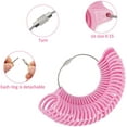 thumbnail image 3 of LAICAIW Ring Sizer Measuring Tool, Ring Sizing Kit Including Plastic Ring Mandrel Ring Size Guage & 2 Pcs Finger Measurement, Four Sizes Ring Measurer Stick for Women Man Jewelry Ring Making, 3 of 7