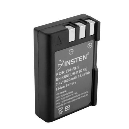 Insten Battery for Nikon EN-EL9 D40X D40 D60 D5000 D3000 S6400 EL9a MH-23 ENEL9