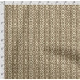 thumbnail image 4 of Soimoi Damask Print, Silk Fabric, Decor Sewing Fabric by The Yard 42 Inch Wide,Decorative Fabric for Shirts Suits Ties, Brown, 4 of 5