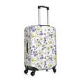 thumbnail image 3 of Xecao Daisies Flowers print Elastic Luggage Cover, with double-sided print , is perfect for travel, business, and daily use (NOT included luggage!), 3 of 9