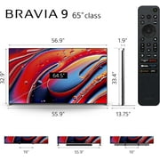 Sony K65XR90 65 XR90 Series Bravia Mini LED HDR QLED 4K Google TV with a Sony HT-A9M2 4.0.4 Ch BRAVIA Theater Quad Soundbar with Dolby Atmos (2024)